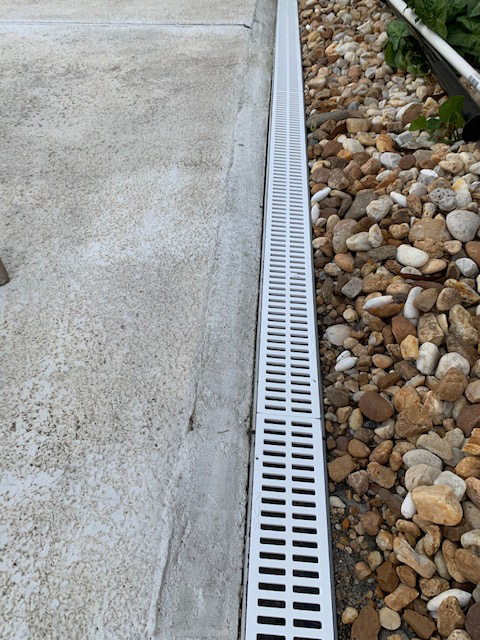 NDS Mini Channel Grate Installation