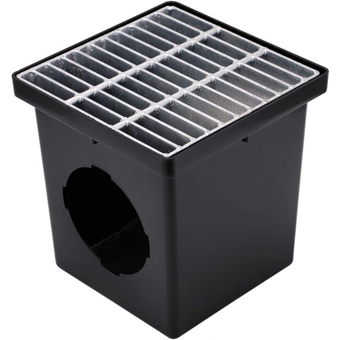 9 Inch Square Galvanized Steel Grate