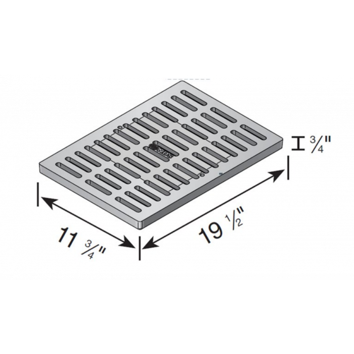 Nds 12 Pro Series Cast Iron Heavy Traffic Channel Grate Drainage Connect