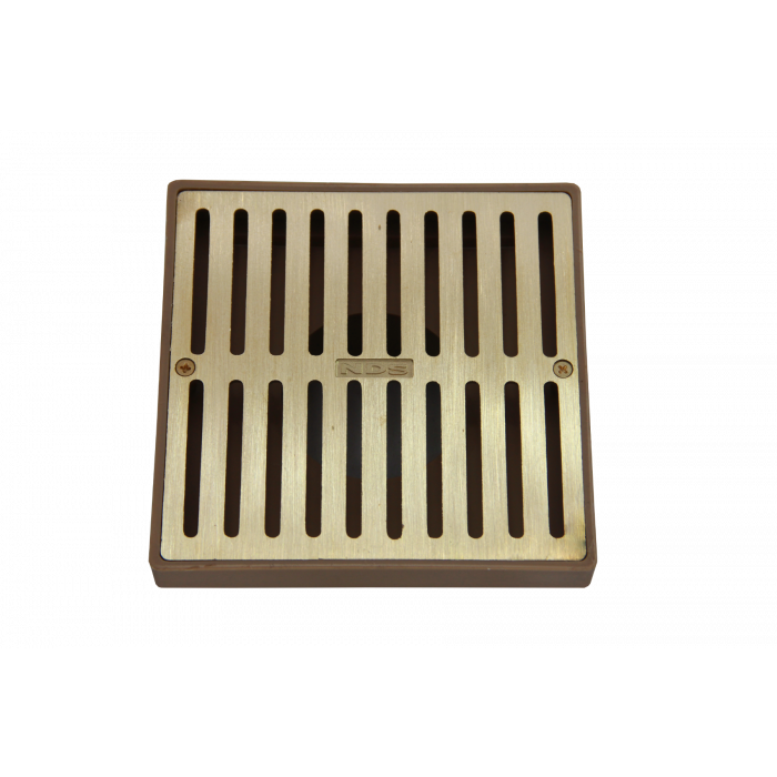 NDS 6 x 6 x 4 Square Grate & Adapter - Black 640