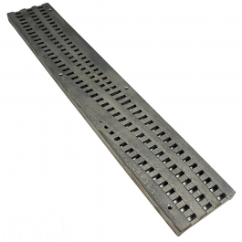 NDS Spee-D Channel Grate, Decorative Wave Cast Iron | Drainage Connect